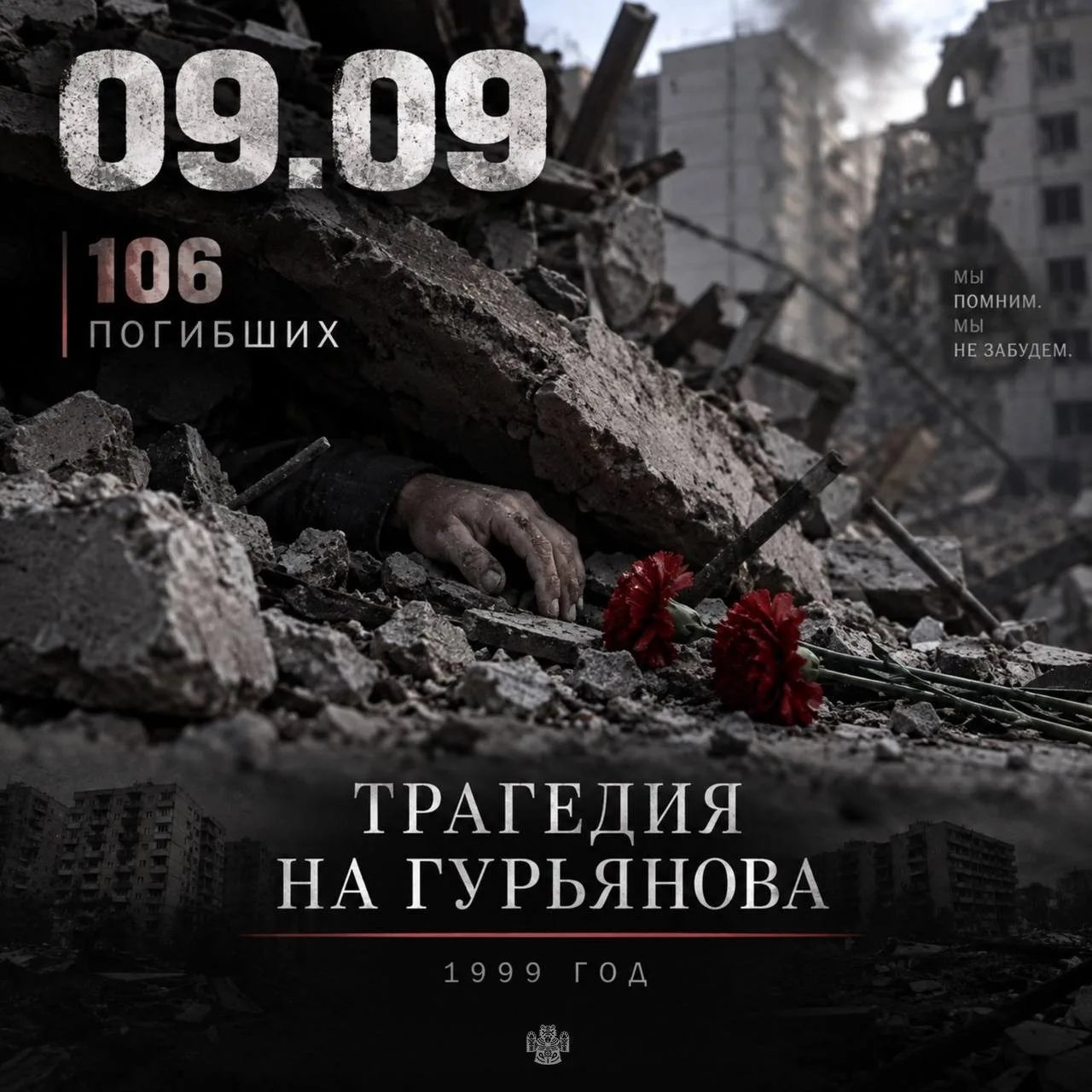 🕯️ 9 сентября — День памяти жертв теракта на улице Гурьянова