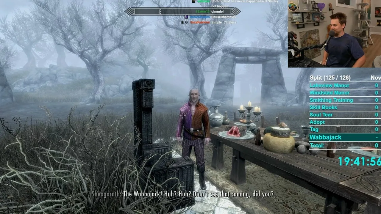 Стример прошёл Skyrim на 100% без единого получения урона — за 19 часов 42 минуты