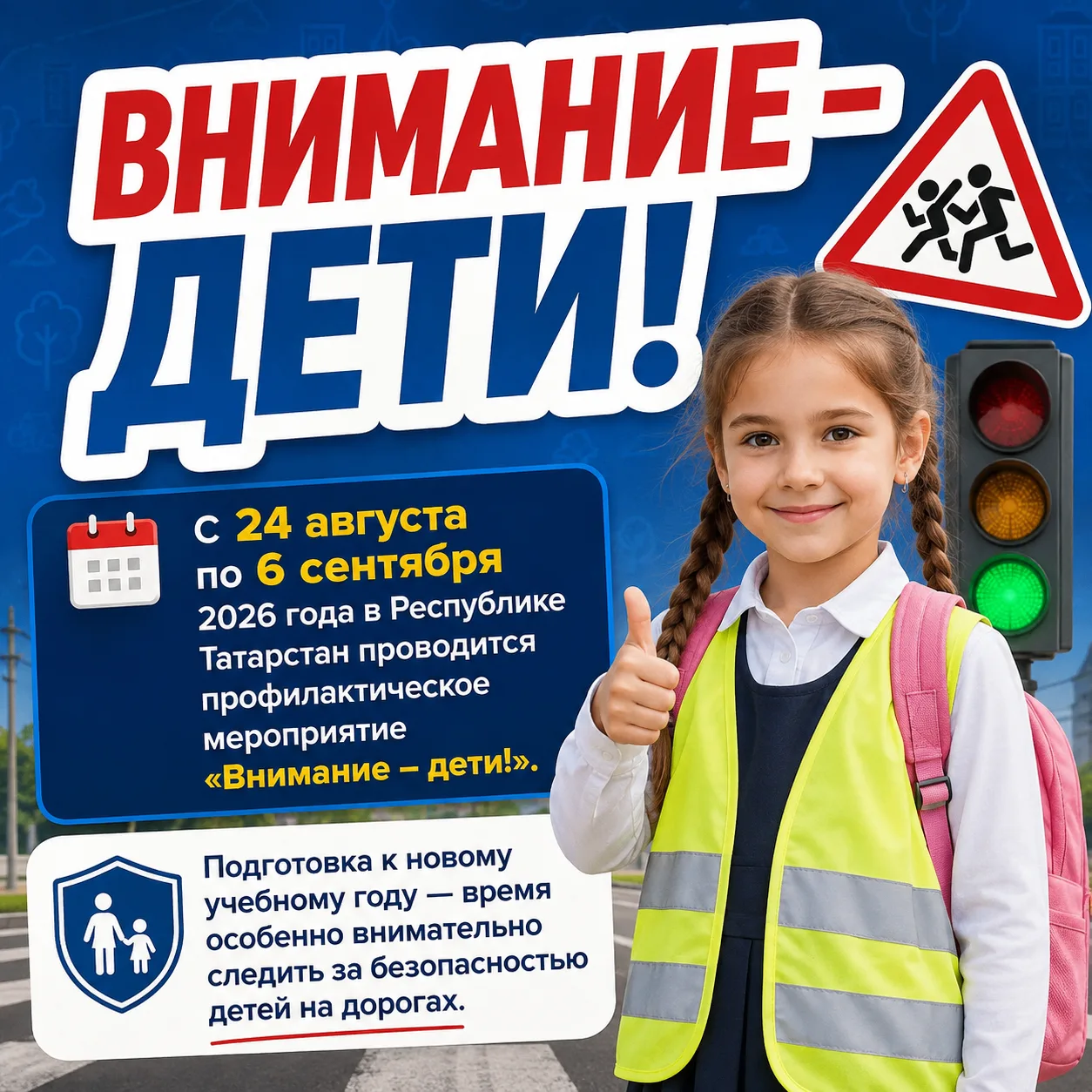 🚦 Внимание — дети!