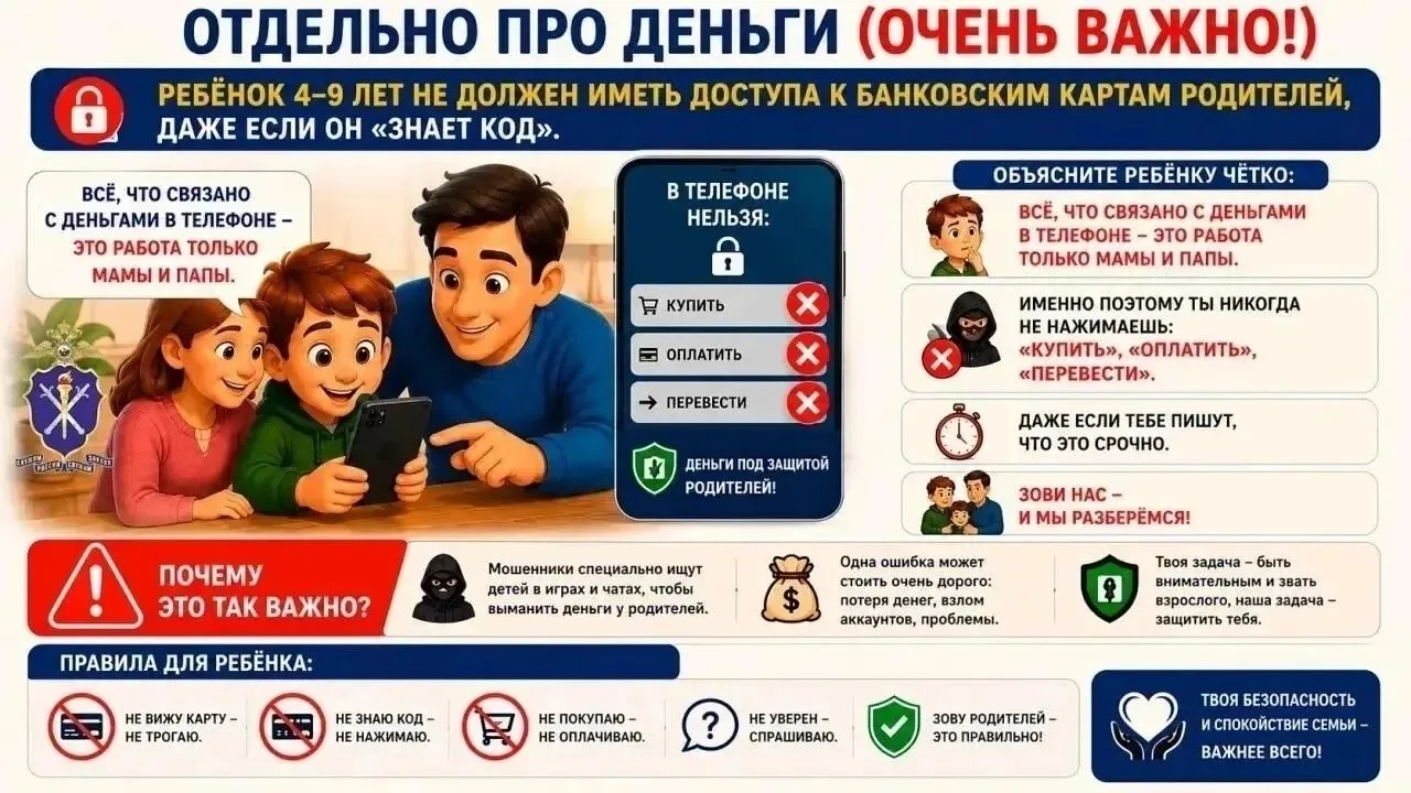 ❗ Родителям важно контролировать пребывание детей в интернет-пространстве