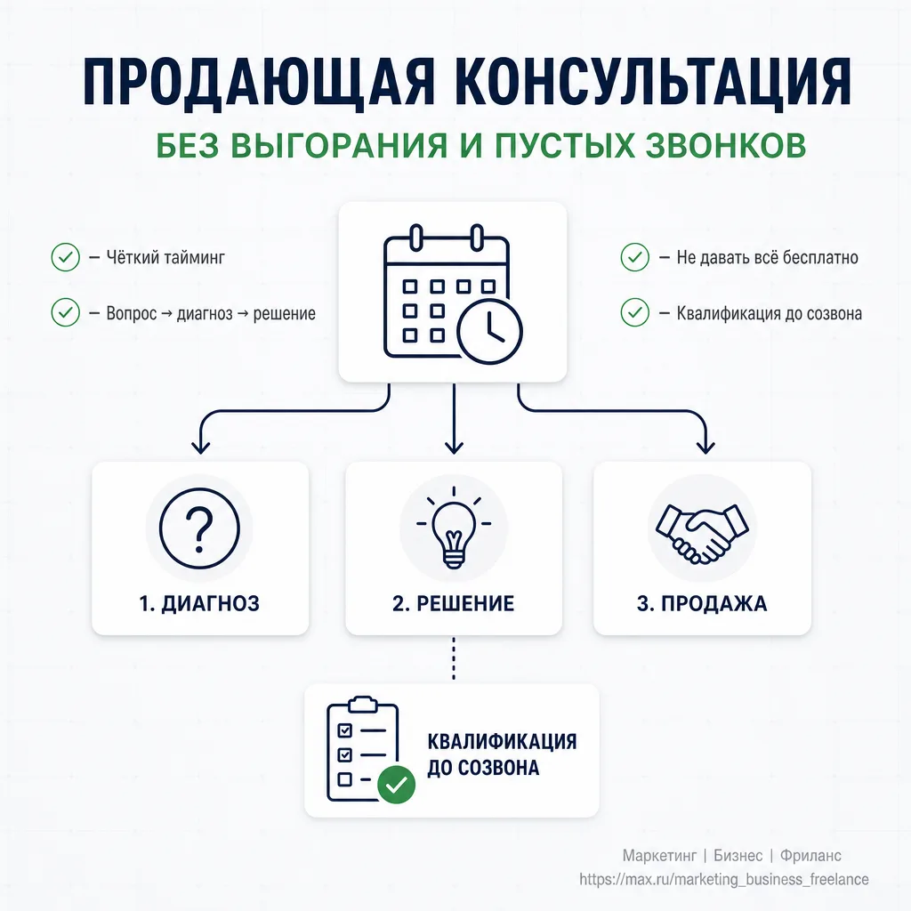 Урок №48. Как продавать через бесплатные консультации и не выгорать  Бесплатная консультация может п