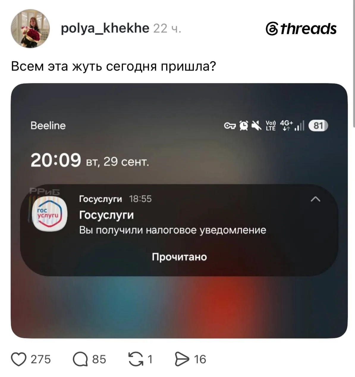 💰 Наступил чёрный день в жизни налогоплательщиков