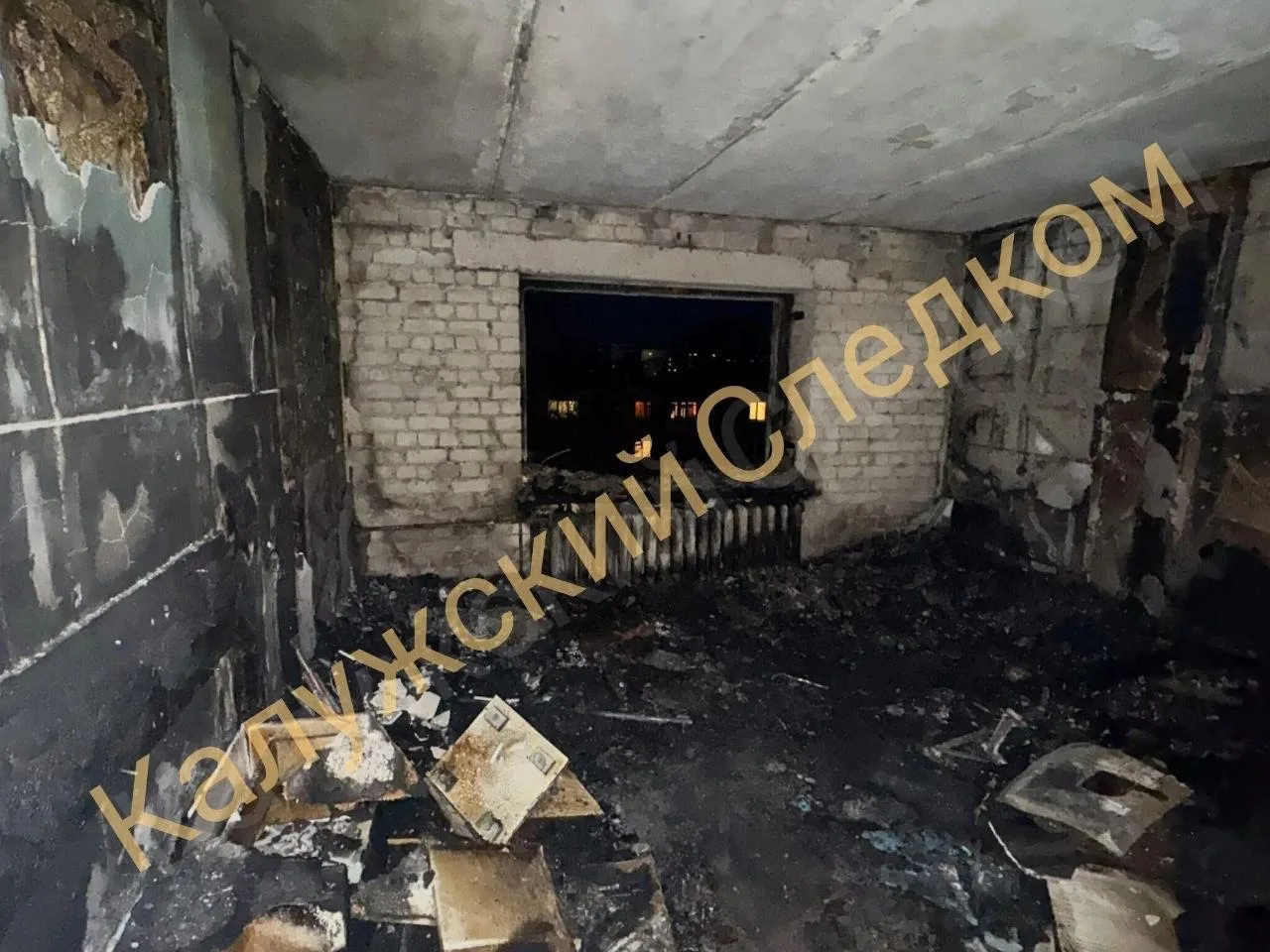 ❗️Мужчина погиб в результате пожара на улице Гурьянова в Калуге  11 апреля тело 74-летнего мужчины о