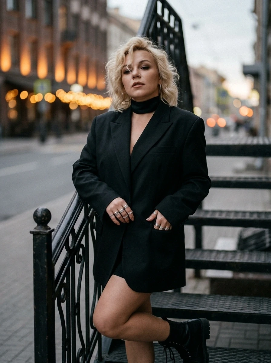 Из готовой фотосессии: На лестнице