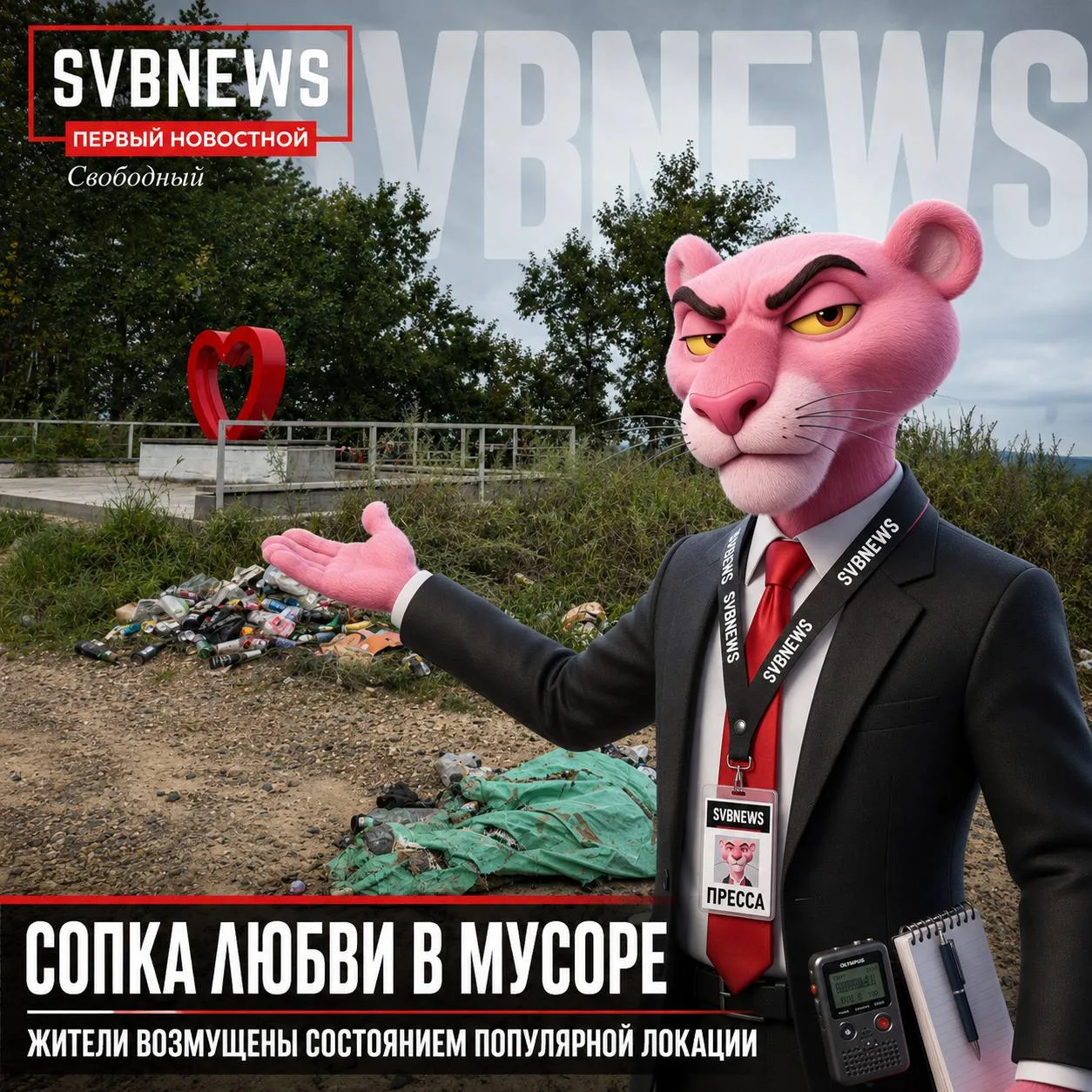 Сопка Любви превратилась в сопку мусора