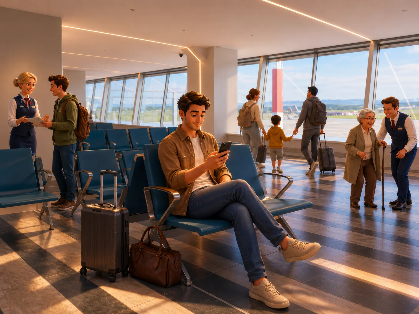 Твоё спасение от суеты – аэровокзал✈️😌
 
С нами предполётные процедуры проходят без лишнего стресса