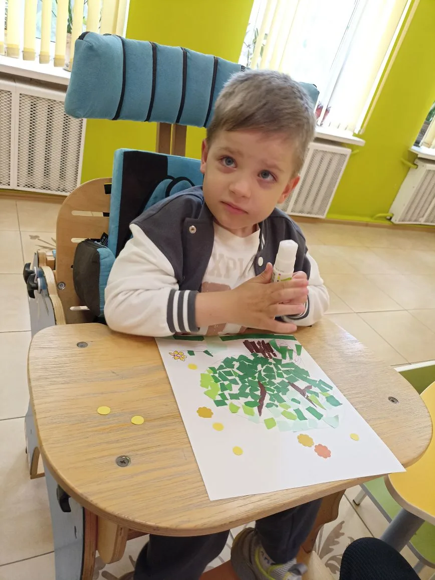 🎨 Когда аппликация превращается в маленький шедевр.
