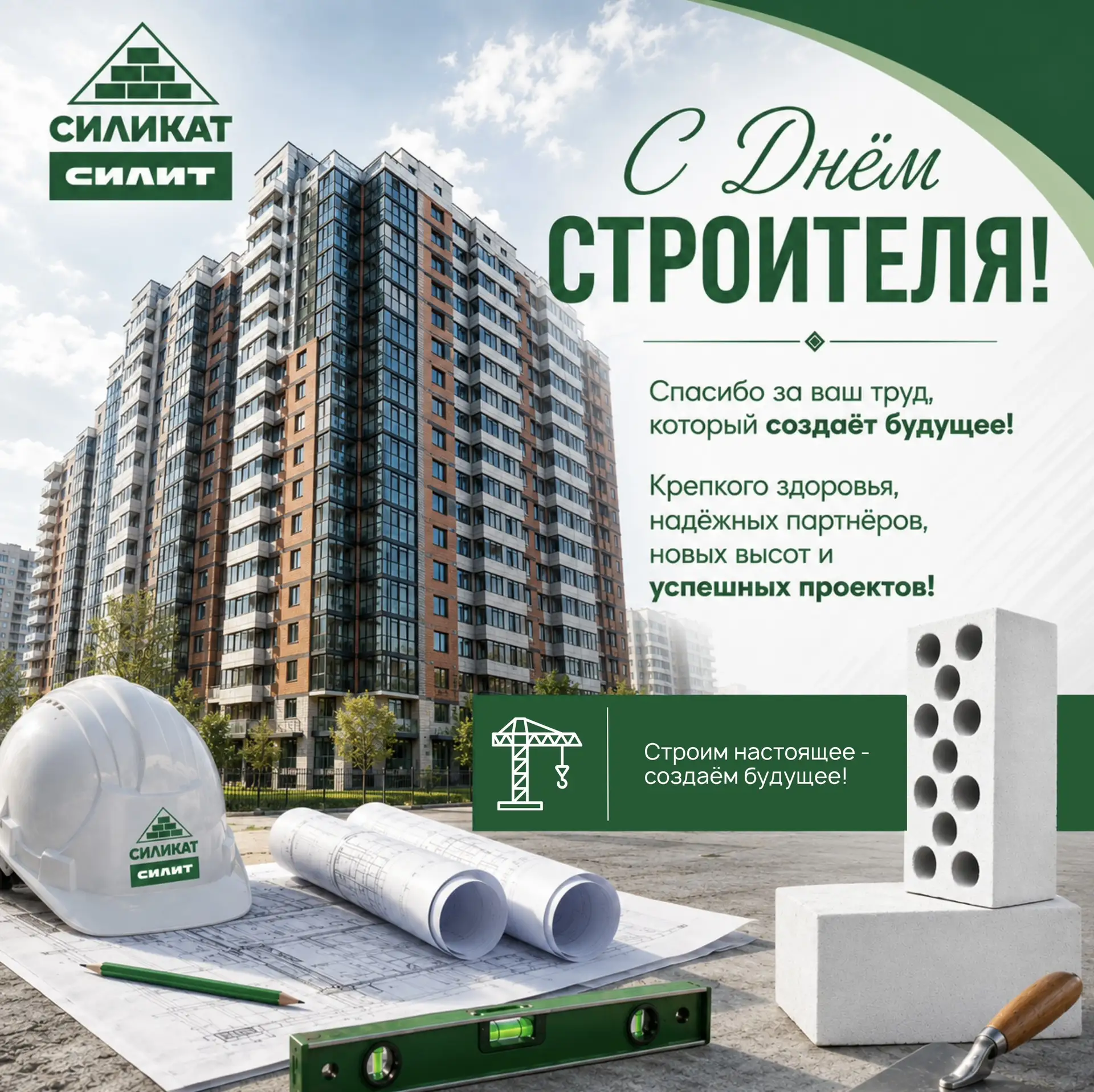 С Днём строителя! 🏗