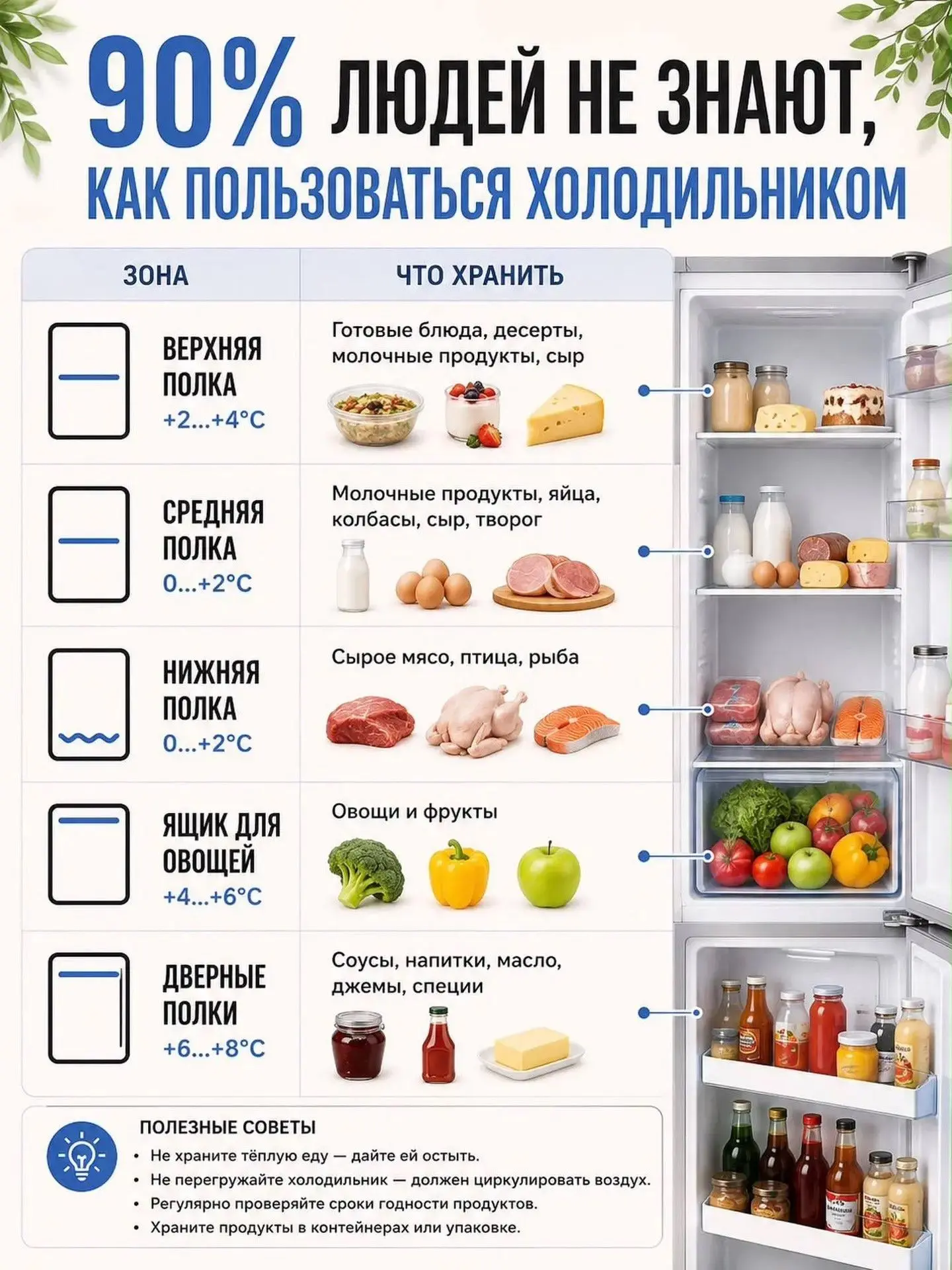 Как правильно пользоваться холодильником? ❄️  https://max.ru/labelbody