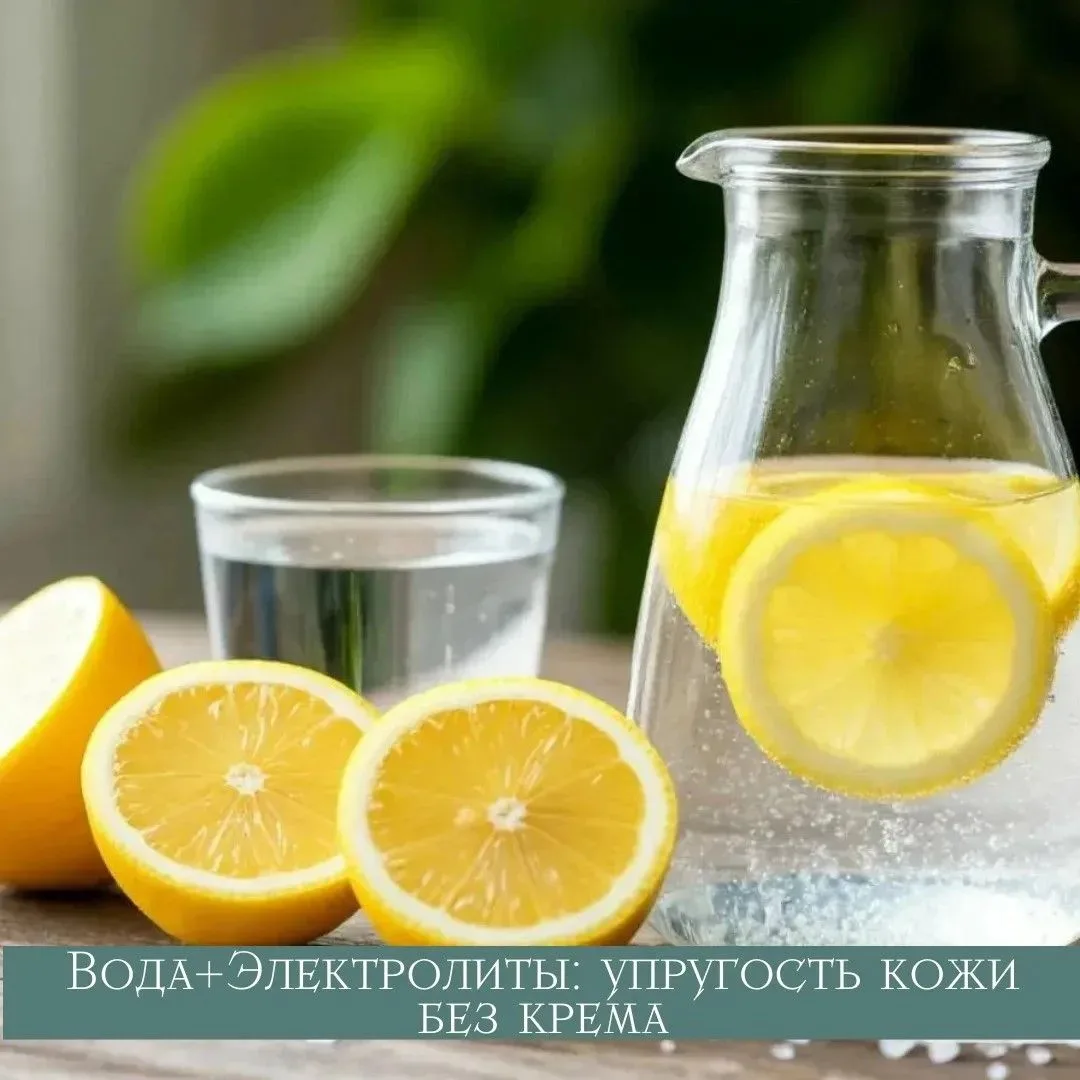 💧 «Вода и электролиты: почему сухая кожа — это не возраст, а баланс»
