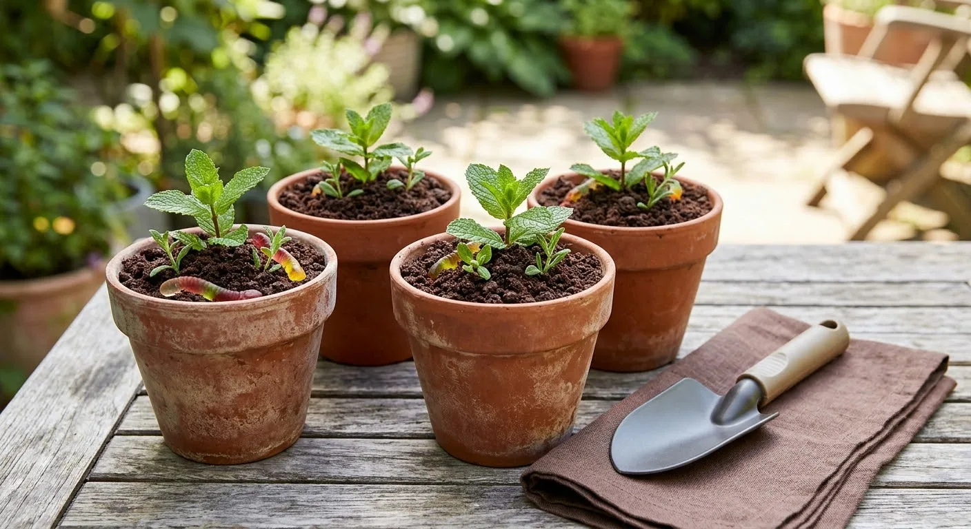 Десерт «У бабушки на даче» (или «Земля в горшочке») 🌱🪴
