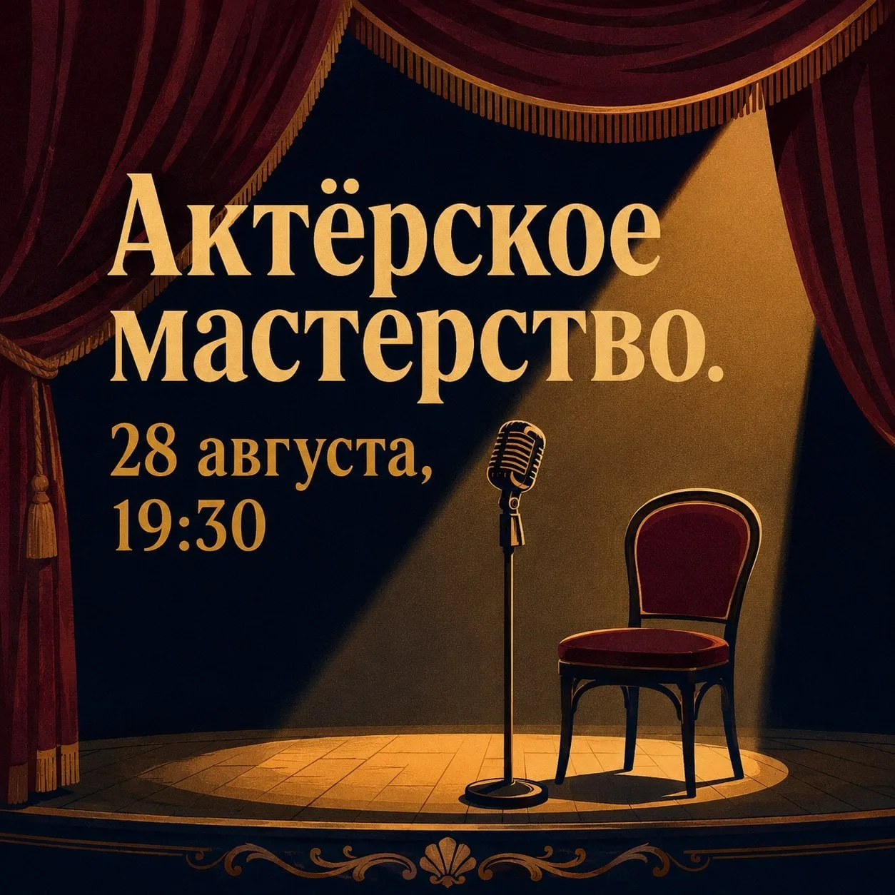 28 августа в 19:30 в отделении «Зодчие» на Партизанской, 23, пройдёт творческая встреча...