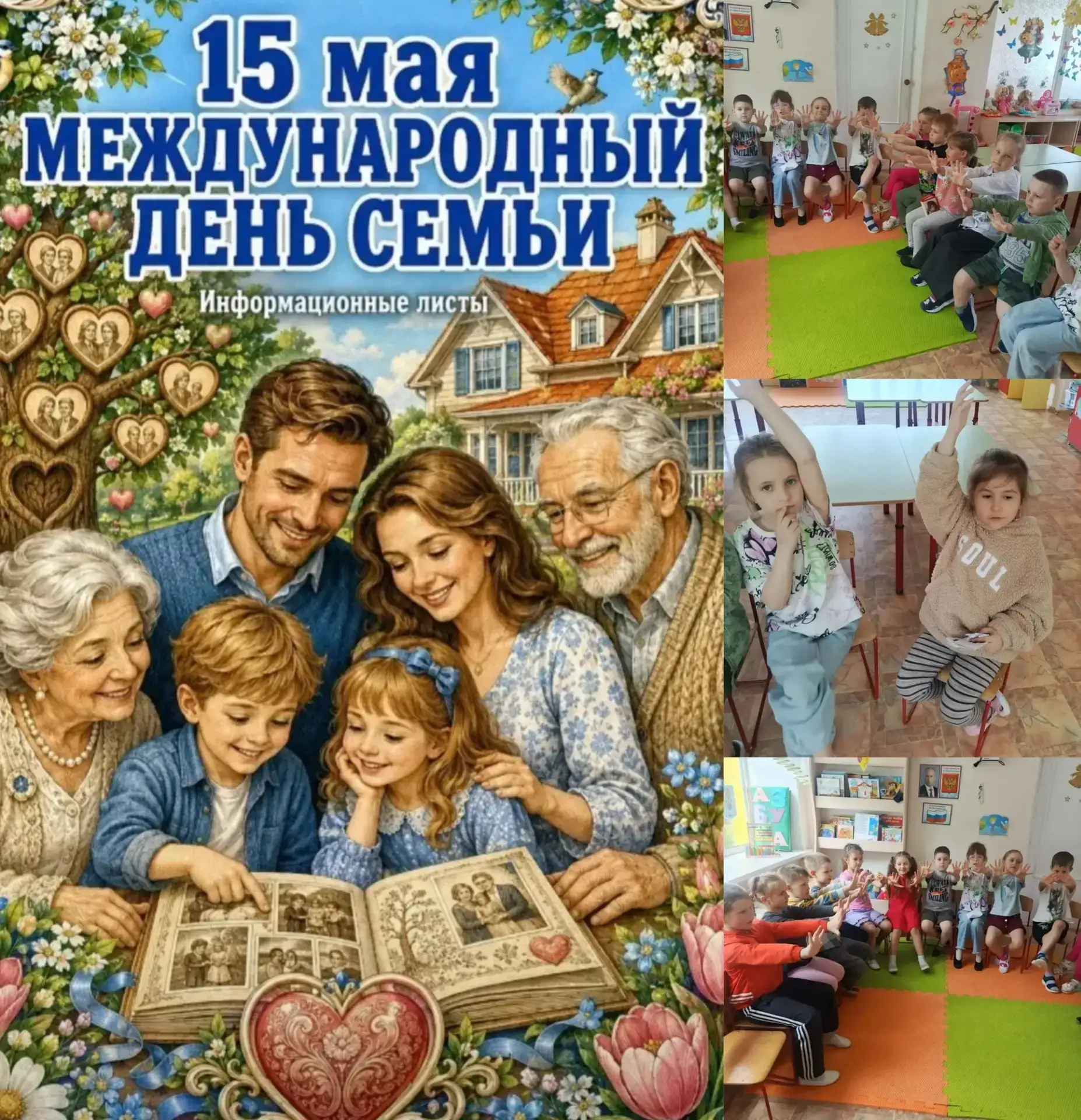 15 мая - Международный день семьи! ❤️  В честь этого тёплого праздника в ЦРР-ДС «Звёздочка» прошли д