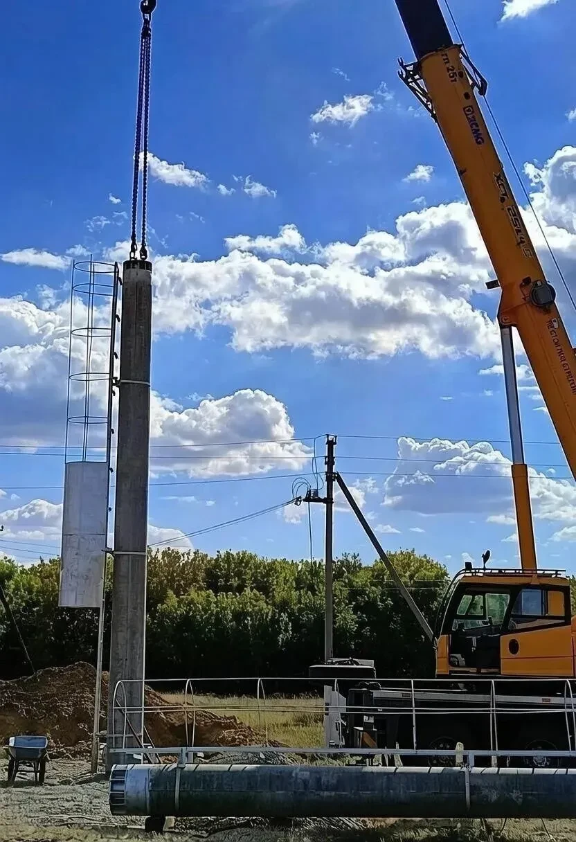 📌 В деревне Новосергеевка начаты работы по монтажу базовой станции сотовой связи.