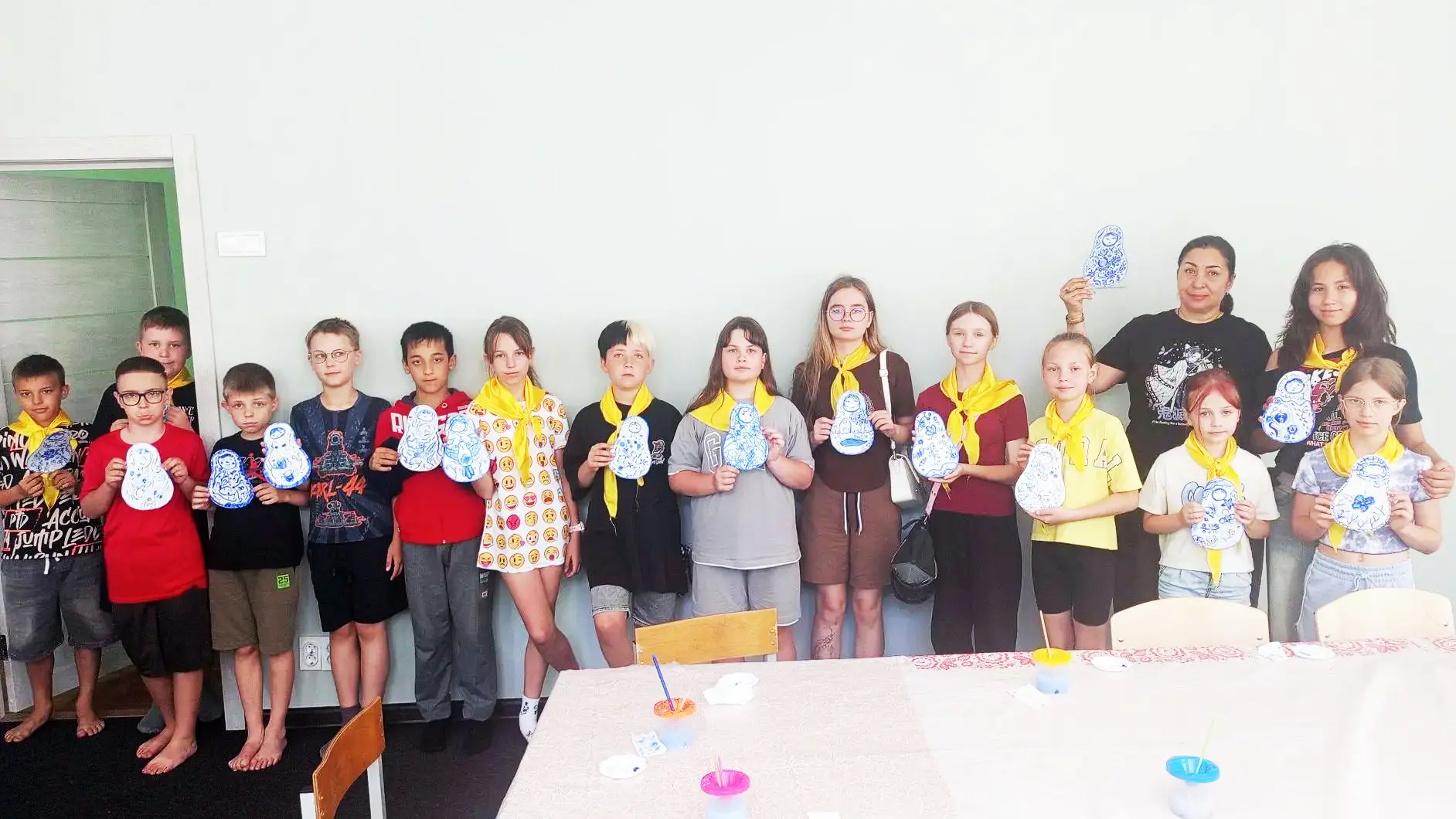 🎨Сегодня в ДК им. Ю. А. Гагарина для ребят из пришкольного лагеря МБОУ СОШ № 12 был проведён мастер