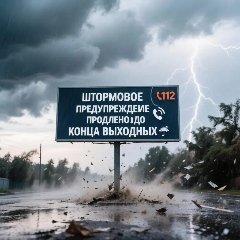 👀⚡🌊Неблагоприятный прогноз погоды сохраняется. Штормовое предупреждение в Краснодарском крае продл