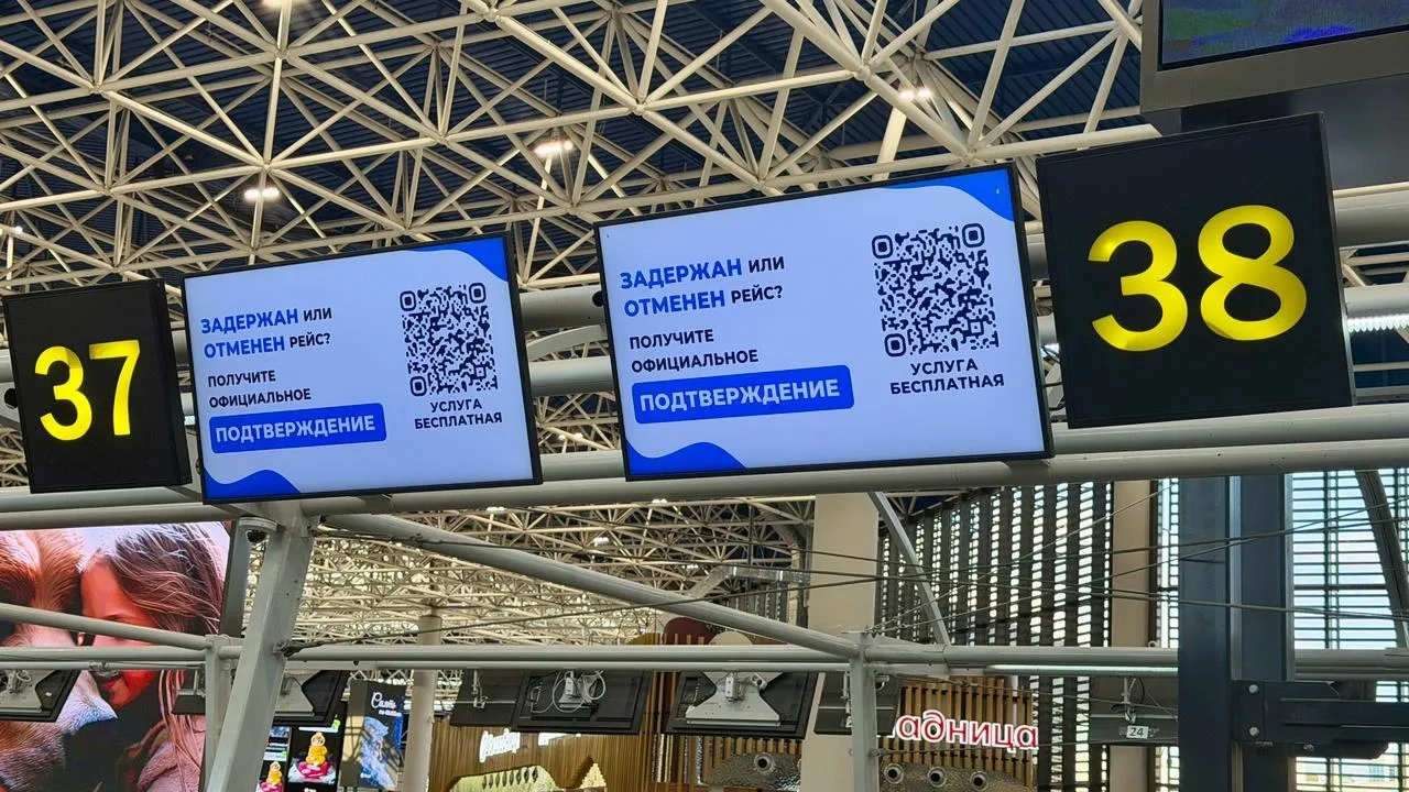 В аэропортах Сочи и Краснодара теперь можно оформить онлайн справку об отмене или перен...