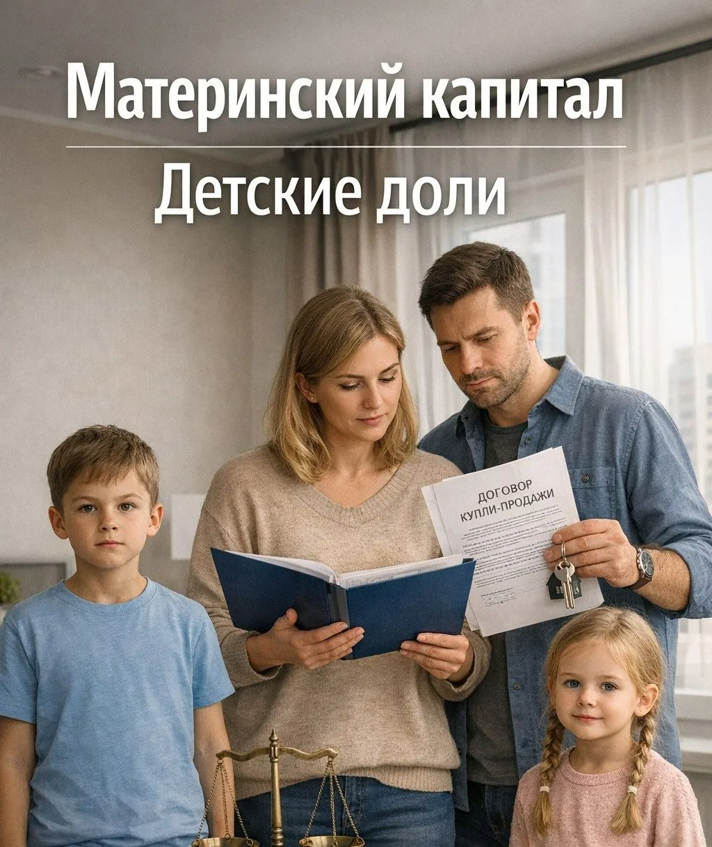 ☝️Детям хотят закрепить равные доли в жилье, купленном с маткапиталом 

В Госдуму внесли законопроек