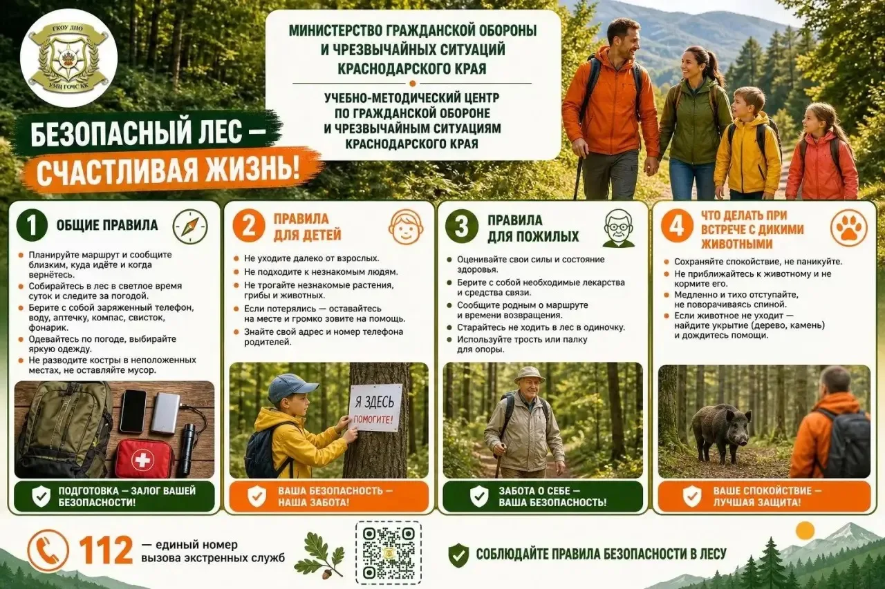 Безопасный лес - счастливая жизнь