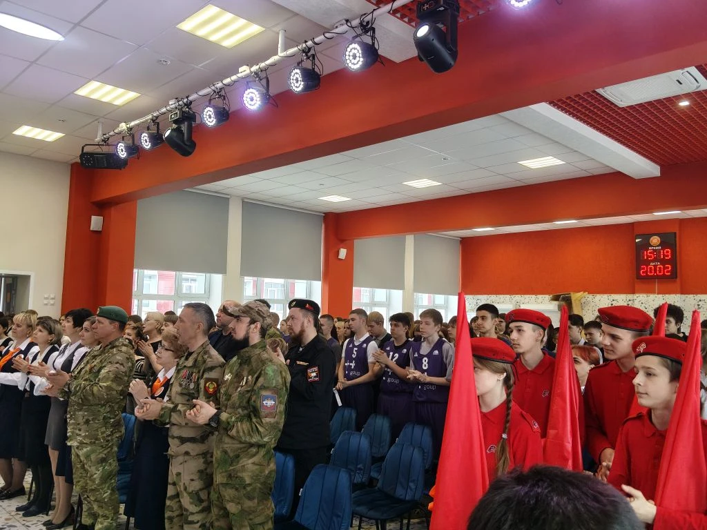 🇷🇺2⃣0⃣ февраля в преддверии празднования Дня защитника Отечества в школе состоялся военно -патриотич