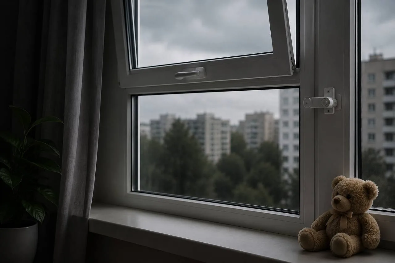 Как защитить ребёнка от падения из окна?
