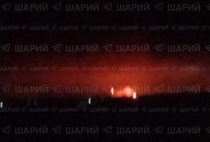 Сызранский НПЗ после атаки БПЛА.