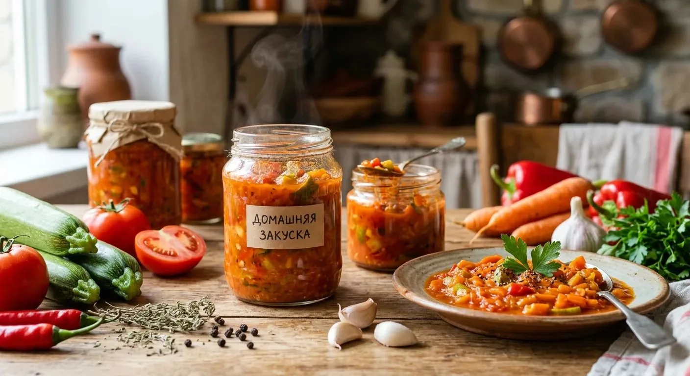 Закуска из кабачков на зиму: как спасти урожай, который растёт быстрее ваших планов на ...