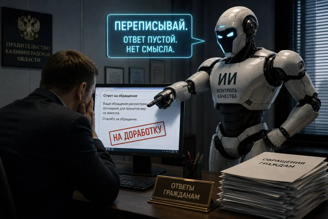 🤖 Власти Калининградской области планируют использовать ИИ для мониторинга ответов чин...