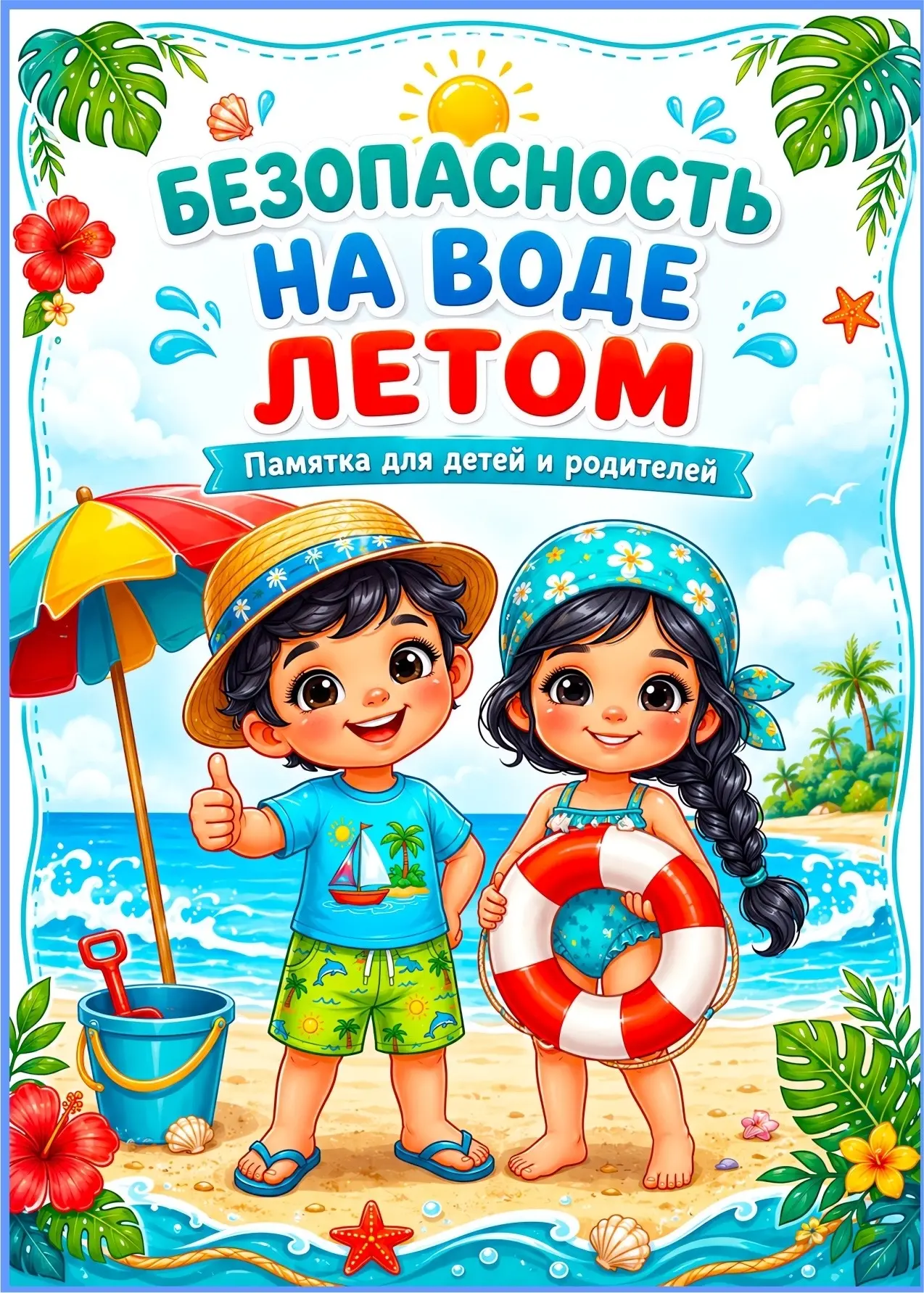 Сегодня мы с ребятами поговарили о  
 ,,Безопасносте на воде — летом ! 🏊‍♂️,,🏖
Как важно соблюдать