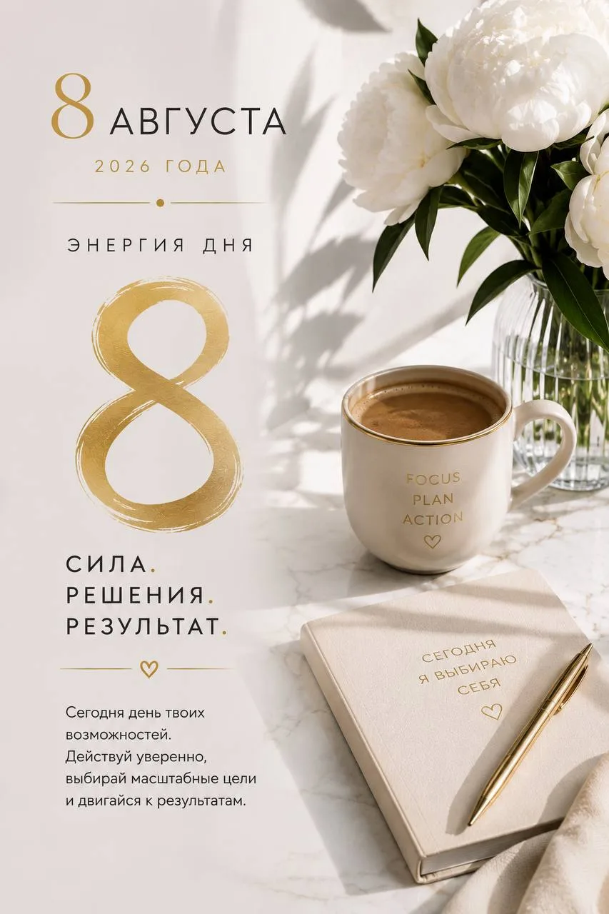💫 Прогноз на 8 августа 2026 года