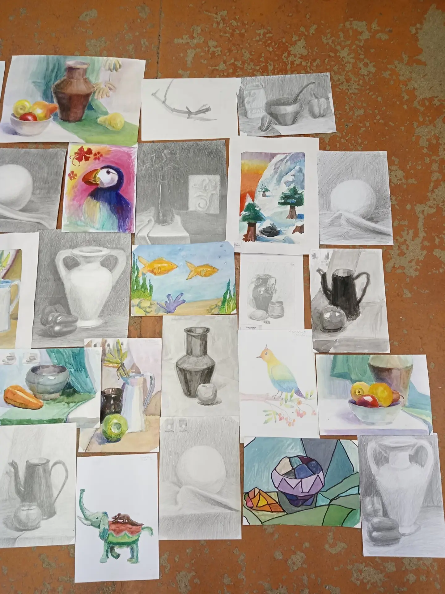 🎨Выставка работ обучающихся отделения "Изобразительное искусство" (преподаватель Сусое...