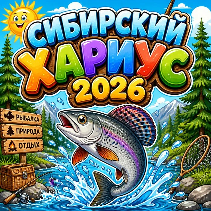 Ежегодный фестиваль "Сибирский Хариус" 2026. Который пройдет 1-2 августа 2026 на Фестивальной поляне