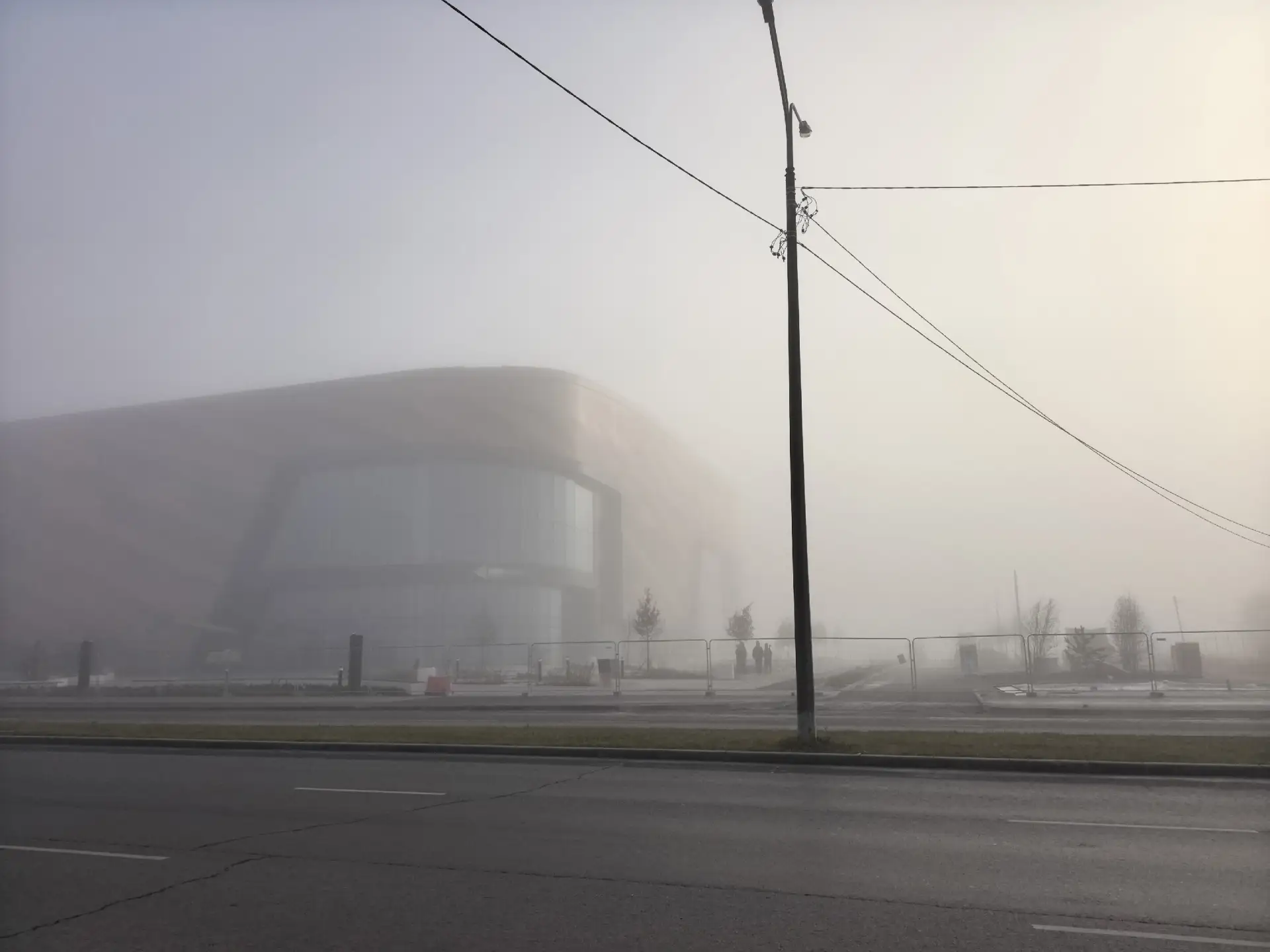 РМК Арена в тумане 😍 От нашей подписчицы. Доброе туманное!