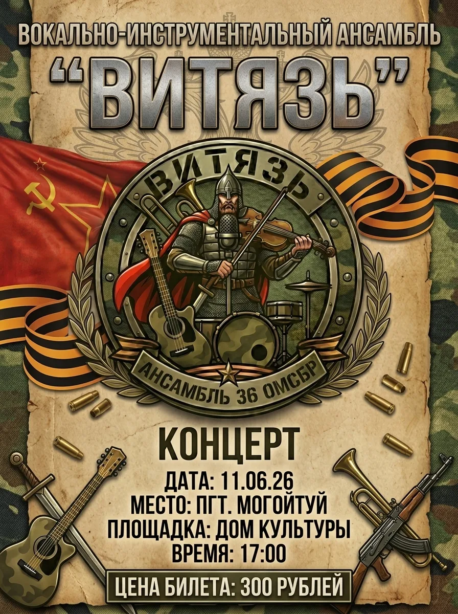 Вокалько-инструментальный ансамбль "Витязь" 36 ОМСБР