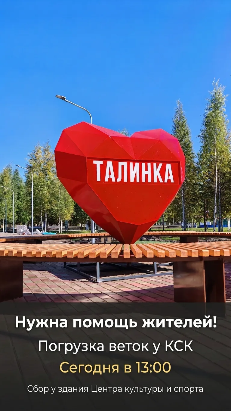 Вместе наведем порядок в нашей любимой Талинке! 💪