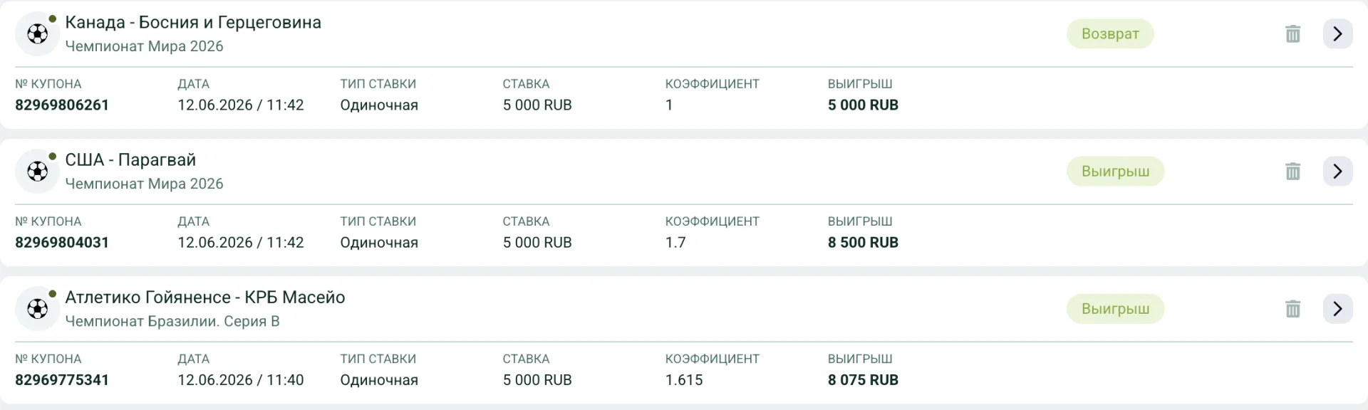 Результаты VIP-подписки за вчера 🏆

Друзья, всем привет! Вчерашний игровой день по VIP-подписке зак