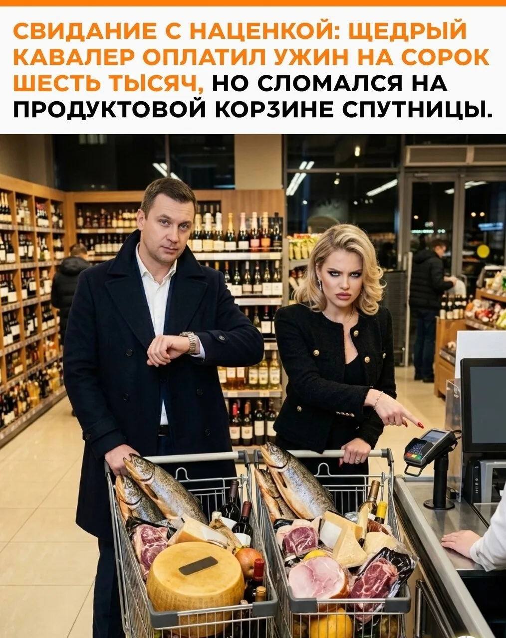 В сети обсуждают скандальное первое свидание, завершившееся у кассы. Мужчина оплатил ре...