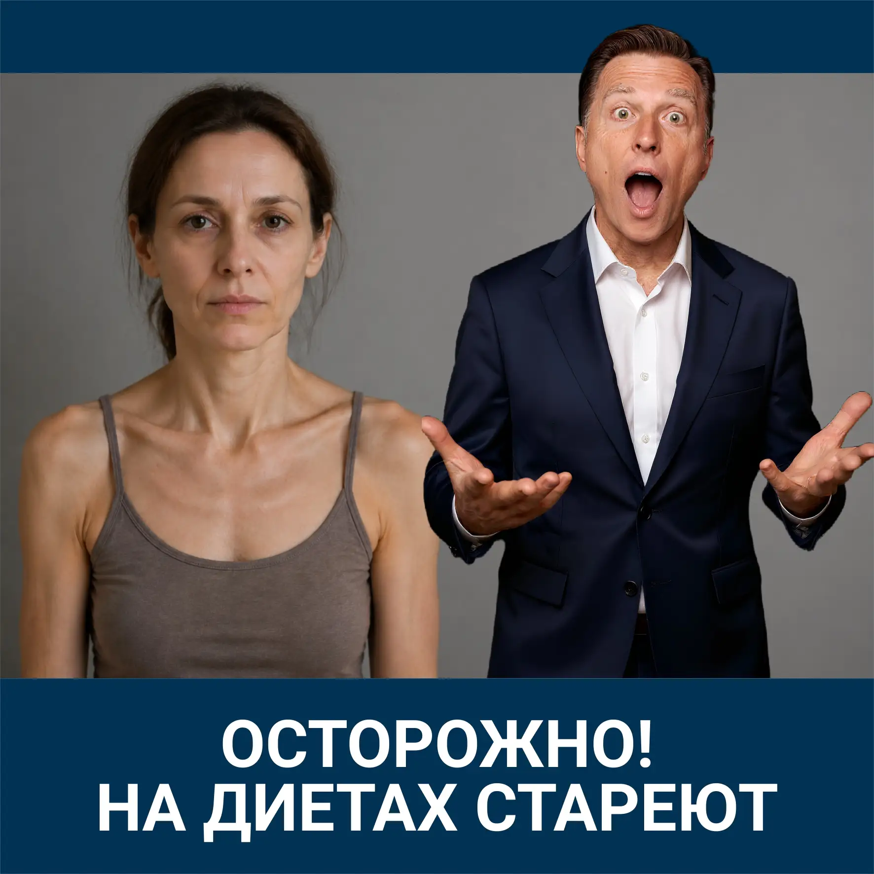 Видели худых людей, которым издалека не дашь и 30 лет, а подойдешь ближе, кажется, что 60? Кожа виси