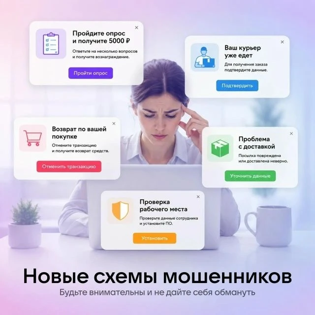 Коротко собрали самые свежие и актуальные схемы мошенников — чтобы вы были на шаг впереди.