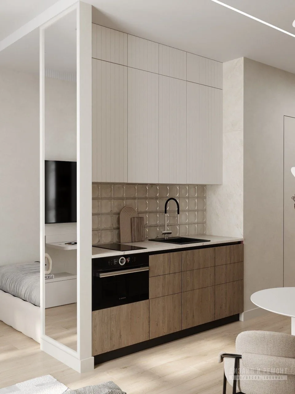 Квартира-студия 27 м² для девушки