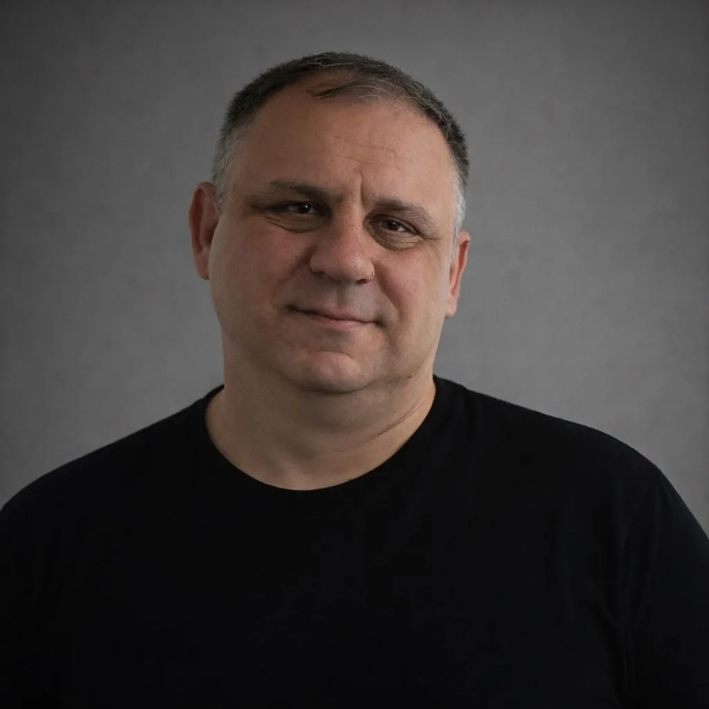 Меня зовут Сергей.

Я проектирую и собираю рабочие системы автоматизации.

Мне не интересен шум вокр