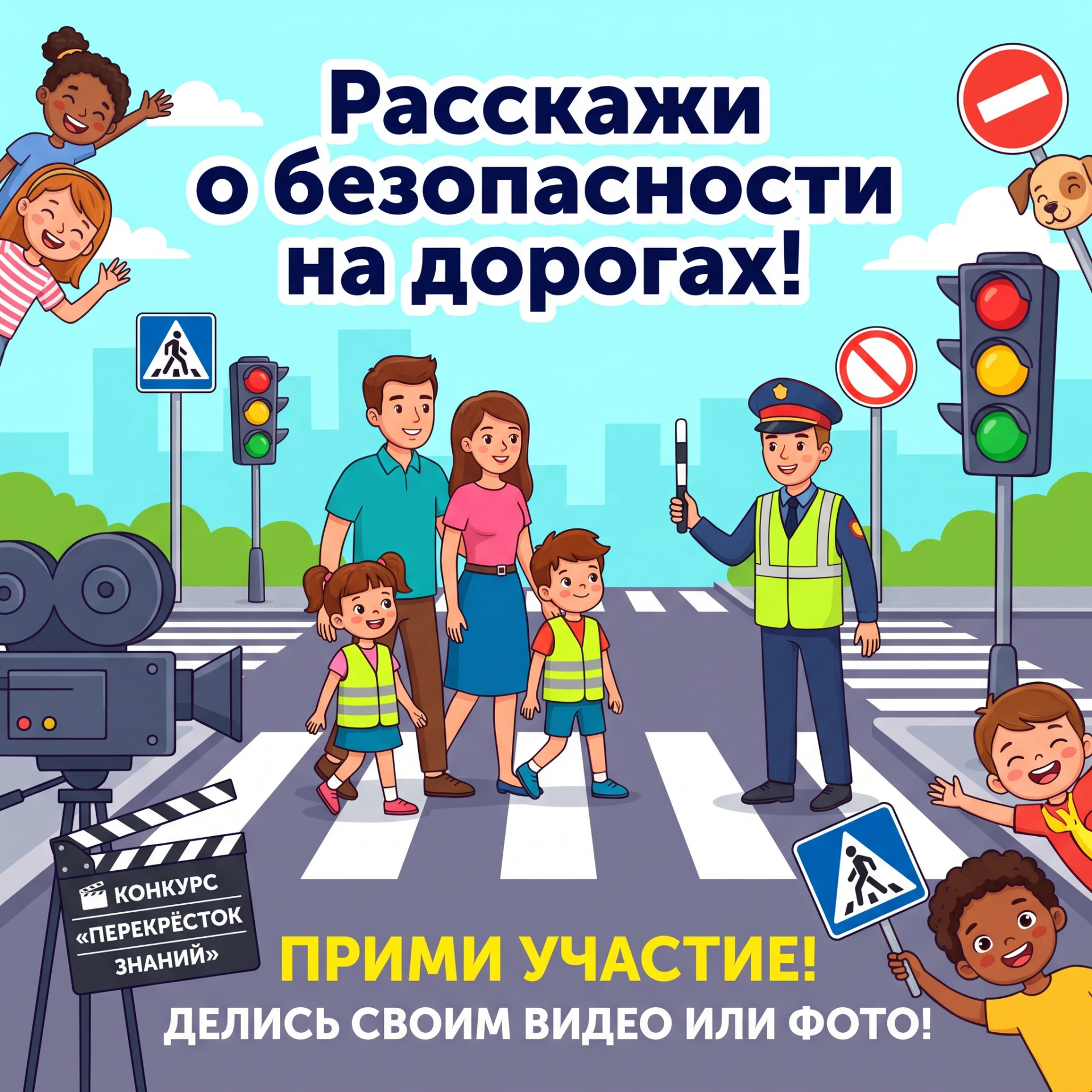 Участвуй во Всероссийском конкурсе для молодёжи — создавай видеоконтент о безопасности ...