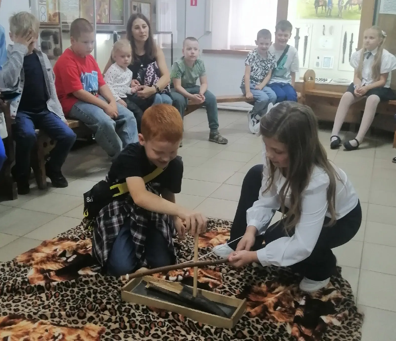 «Один день в школе каменного века»: приключение началось!