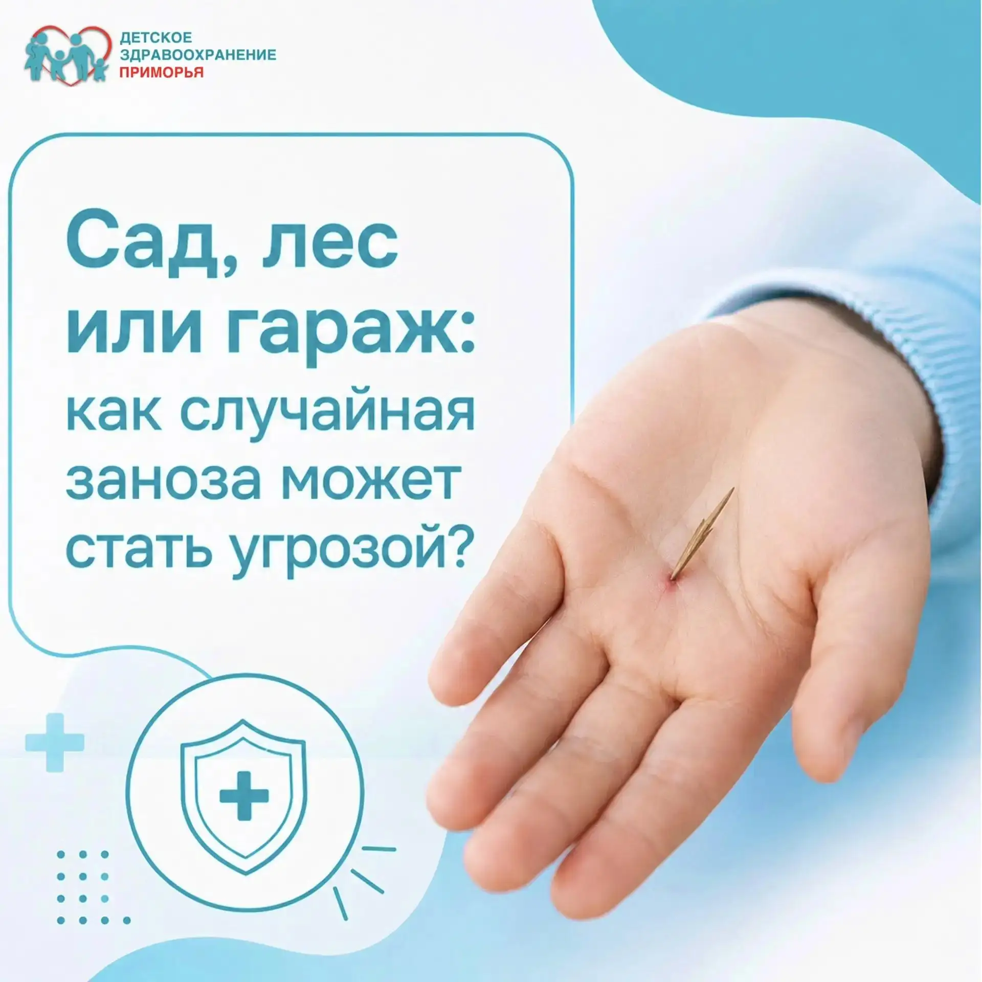 Сад, лес или гараж: как случайная заноза может стать угрозой?