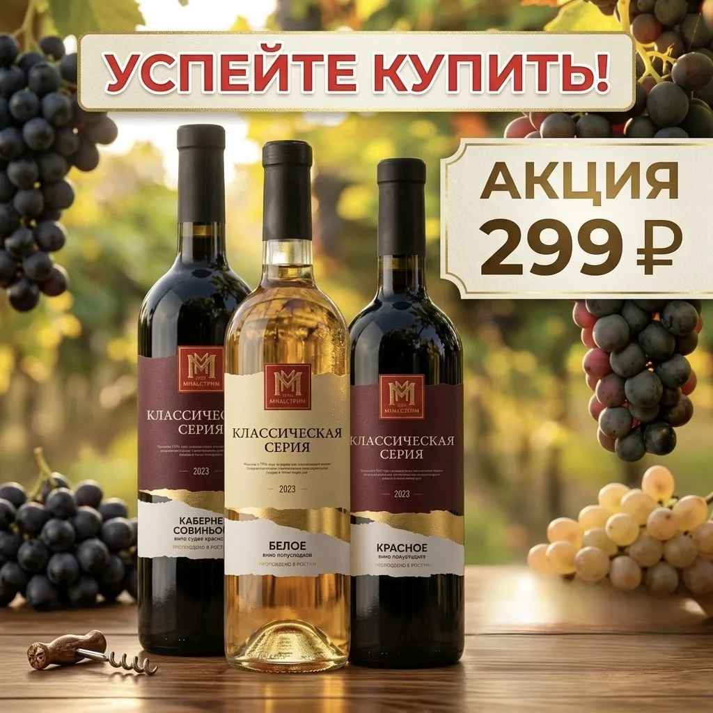 🍷 Напоминаем: хорошее вино по хорошей цене ещё можно взять.