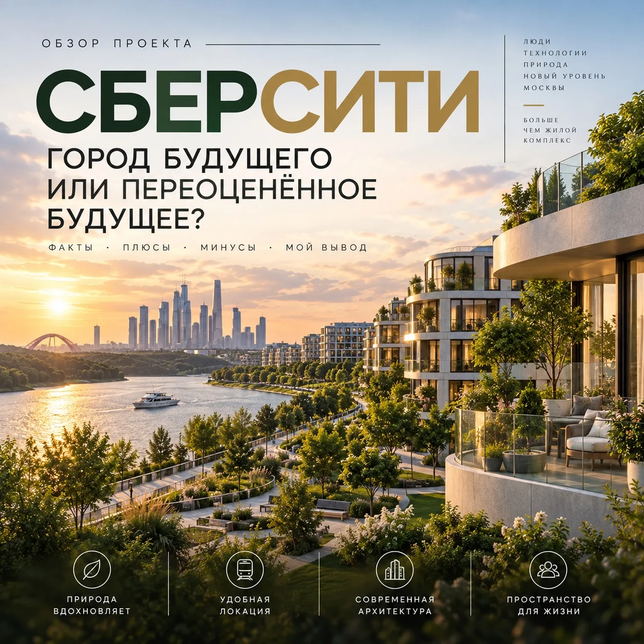 СБЕРСИТИ: город будущего или очень дорогая стройка за МКАД?