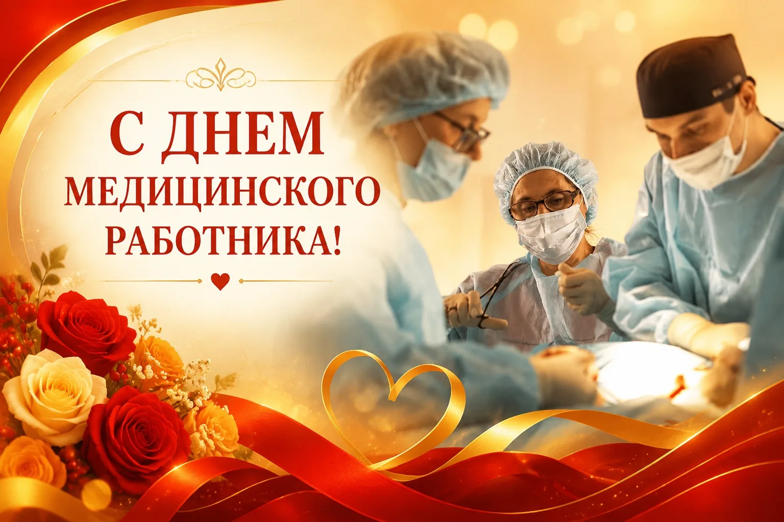 Поздравление министра здравоохранения Чувашской Республики Ларисы Тарасовой с Днем меди...