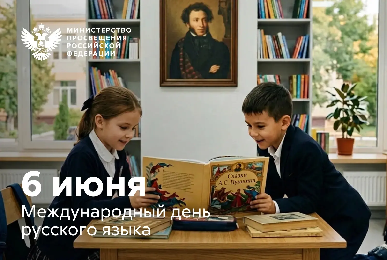 Поздравление Министра просвещения РФ Сергея Кравцова с Днем русского языка