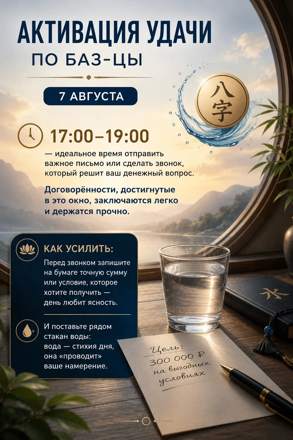 Активация удачи · 7 августа