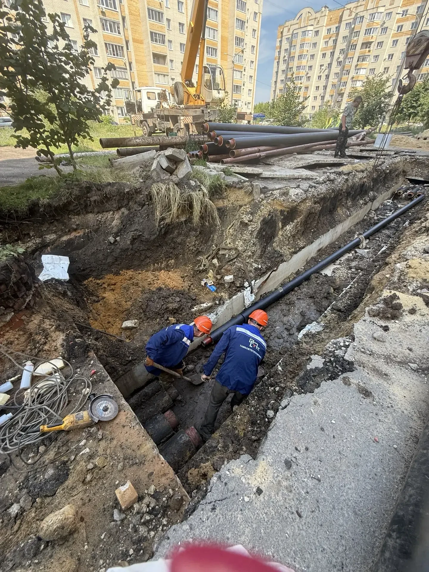 «Тамбовтеплосервис» меняет теплосети на Киквидзе